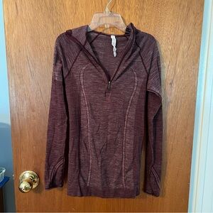 Lululemon quarter zip workout hoodie